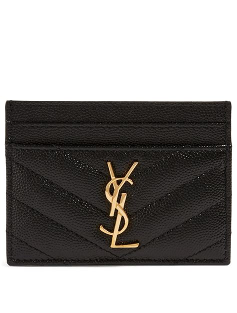 ysl monogram card case